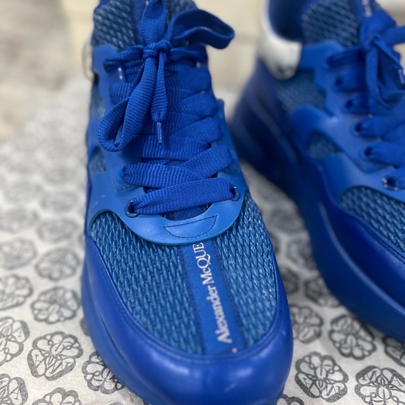 Alexander McQueen Blue Sneakers - Picture 2 of 12